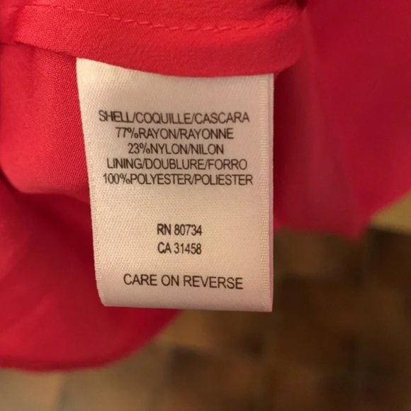 BCBG Dress, Size 4, Red/Pink - Picture 4 of 5